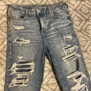 American eagle light wash jeans